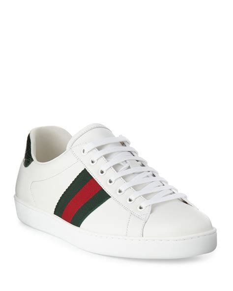 neiman marcus gucci ace sneakers|Gucci suede sneakers.